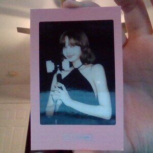 Blackpink Lisa Official Light stick Photo Card